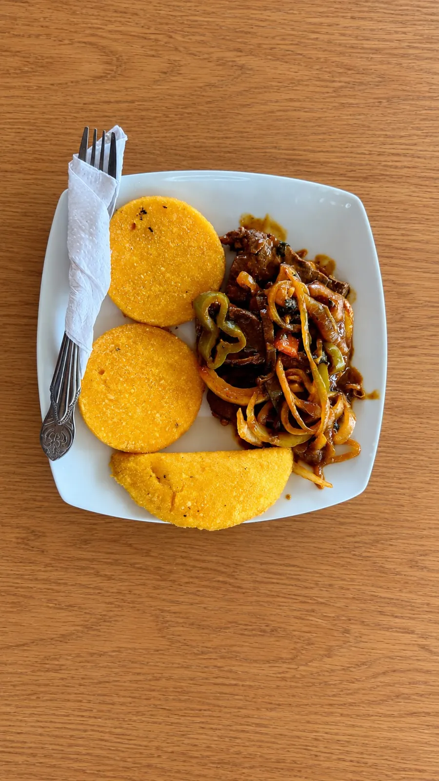 Tortillas con bistec de hígado