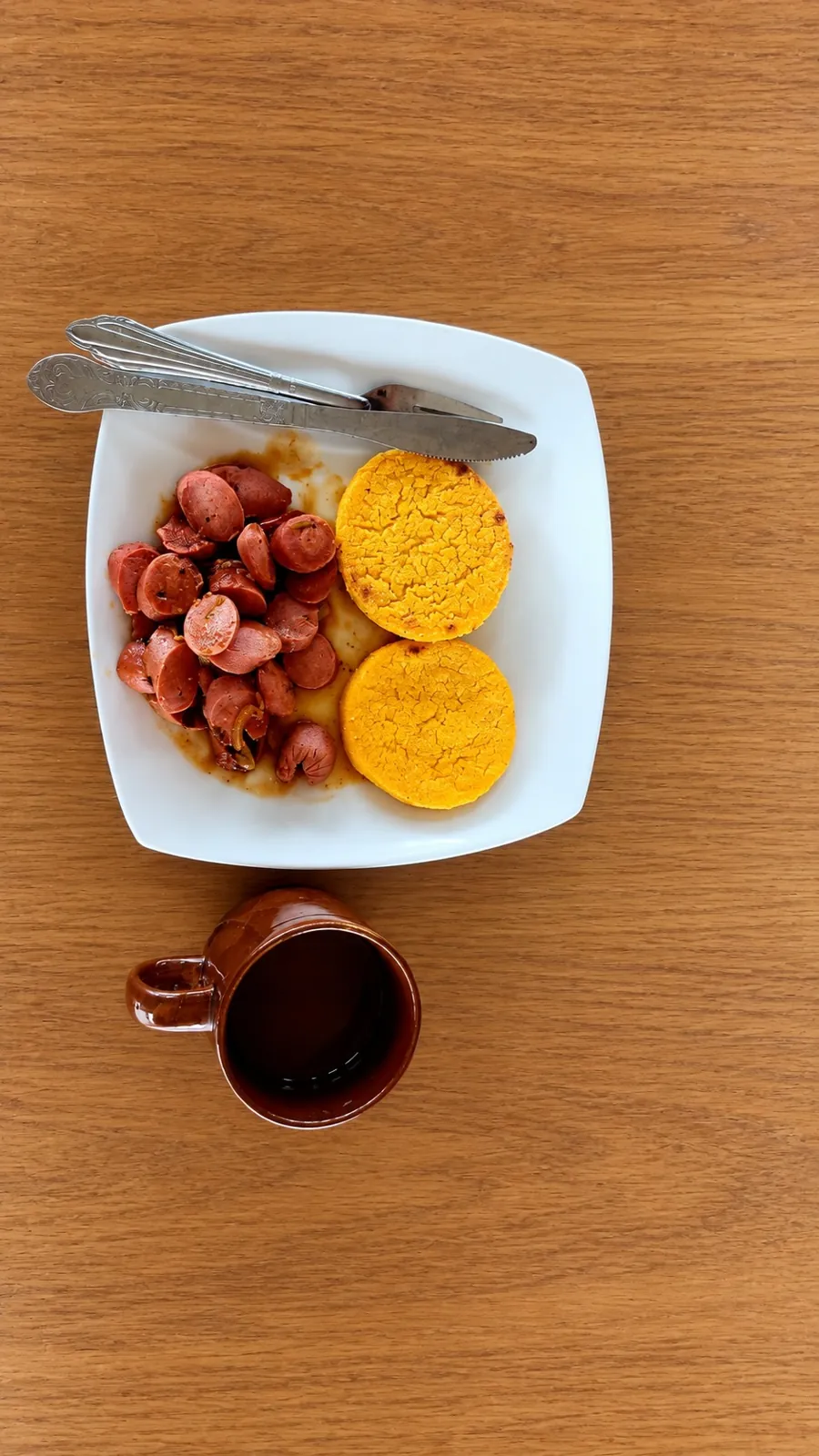 Tortillas con salchichas